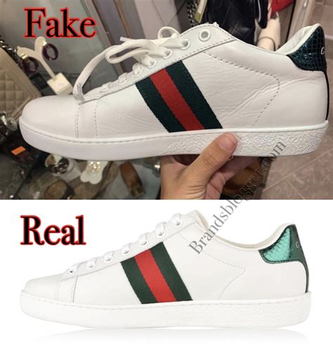 gucci ace embroidered shoe replica|how to authenticate gucci shoes.